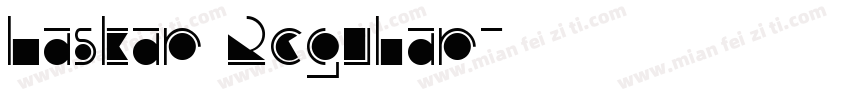 Laskar Regular字体转换